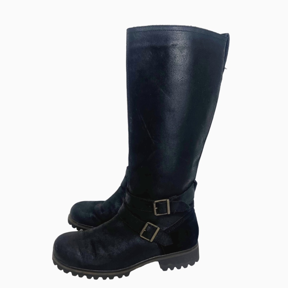 Timberland Black Combat & Moto Boots